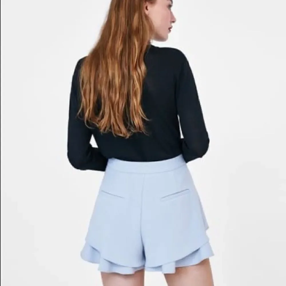 ✨ Zara Baby Blue Flutter Shorts✨